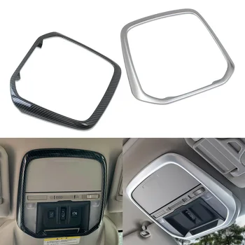 

Car Front Reading Light Frame Trim Cover ABS For Subaru Forester 2019 2020 Carbon Fiber Styling/Matte Silver