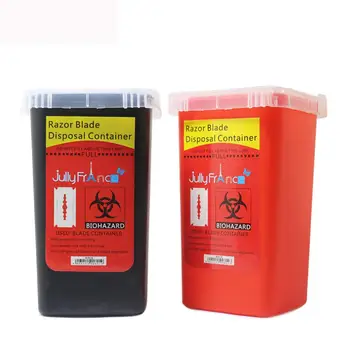 

Tattoo Needles Garbage Container Danger Waste Sharp Weapon Storage Barrel Fash storage containers plastic