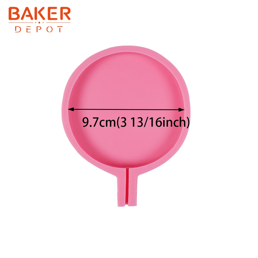 BAKER DEPOT большое сердце силиконовая форма для леденцов Плесень инструмент для украшения торта шоколадных конфет формы для выпечки DIY День святого Валентина - Цвет: CDY-464
