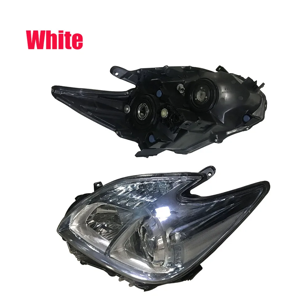 ZVW30 プリウス30 ヘッドライト　2010 トヨタprius zvw30車のヘッドライト,ライトのペア,白い,2009