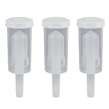 

3 PCS Homebrew Beer Cylinder Fermentor Air Lock One Way Exhaust Water Sealed Check Valve for Home Beer Fermentation Wine Making