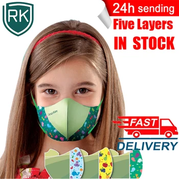

Respokare Child Masks Five-layers Anti-pollution Mouth Face Masks Safety Protective Mascarillas Anti-PM 2.5 Breathing Masque