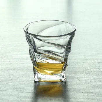 

2 Pcs/slot classical transparent fashion whiskey wine glass party pub wine drinking glass cups 0831-28