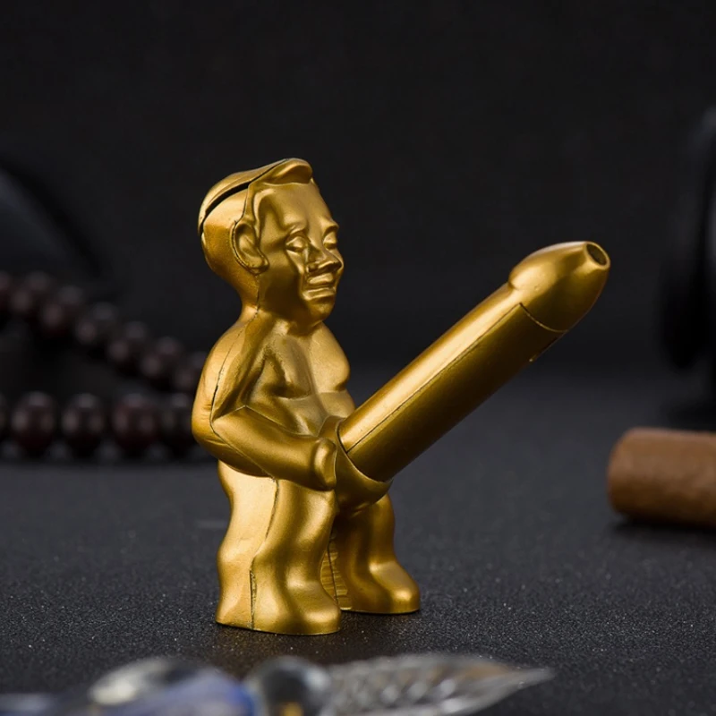 

Funny Little Old Man Butane Lighter Creative Metal Gas Torch Windproof Lighter