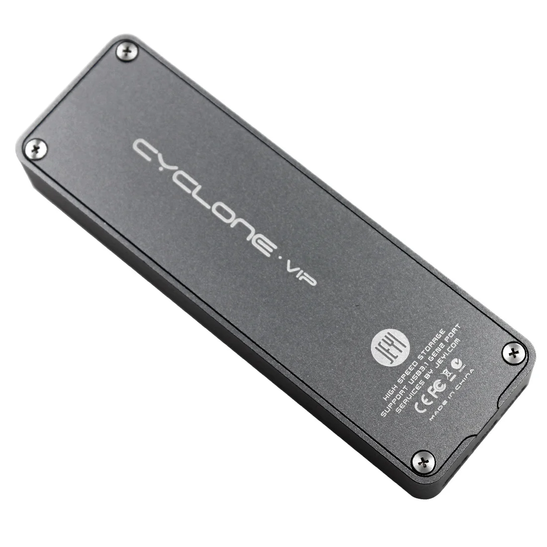  JEYI i9/i9 mini HDD Gehäuse mit Eingebautem Coolling Fan NVME ZU TYPE-C Aluminium TYP C3.1 JMS583 m