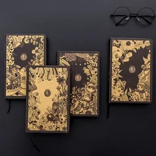 А5 красочный блокнот с ручной записью Ретро креативный квадратный утолщенный блокнот с ручной иллюстрацией