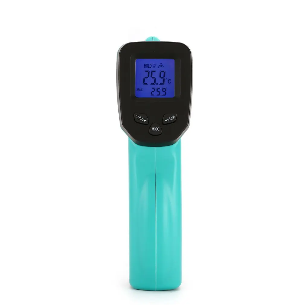 MEC8380H лазерный lcd цифровой ИК инфракрасный термометр измеритель температуры пистолет точка-50~ 380 градусов Бесконтактный термометр