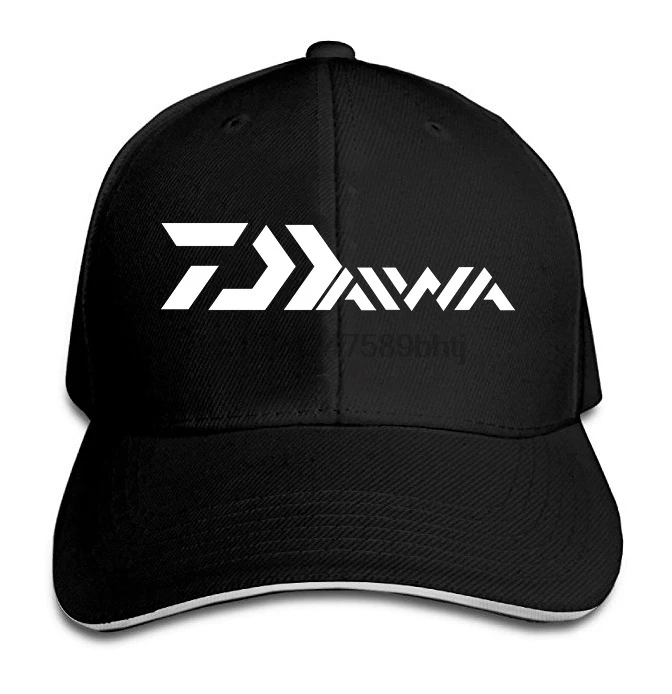 Daiwa эмблема окрашенная шляпа Гольф Кепка модная унисекс черная Регулируемая |