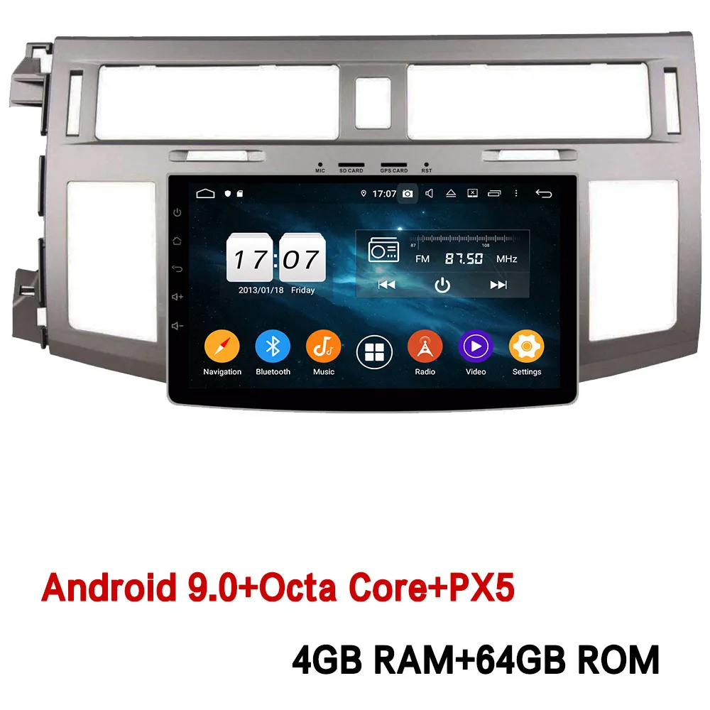 4GB RAM x 64GB ROM Klyde " ips 4G wifi Android 9,0 Восьмиядерный 4 Гб ОЗУ 64 Гб ПЗУ DSP BT автомобильный DVD мультимедийный плеер радио для Toyota Avalon 2005-2010 - Цвет: 4GB RAM x 64GB ROM
