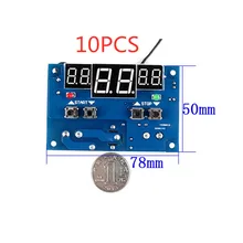 10 шт. XH-W1401 интеллектуальный цифровой контроллер температуры дисплея Верхняя Нижняя установка ограничения три окна синхронный дисплей