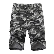 Мужские летние мульти-комбинезоны с карманами простые камуфляжные брюки прямые брюки#4L29