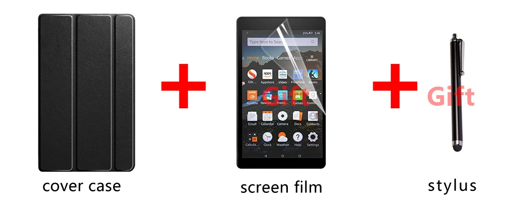Чехол из искусственной кожи для amazon release All New Fire 8 Tablet с Alexa " HD tablet