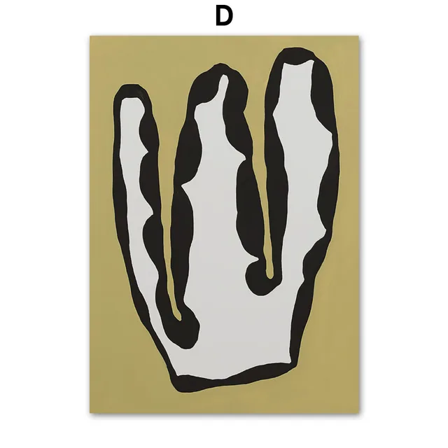 Nordic Posters And Prints Geometry Abstract Cactus Plant Human Body Draw Wall Art Canvas Painting Decor Pictures For Living Room D