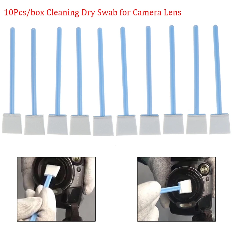 10pcs DSLR Cleaning Swab Kit Cleaner Digital CCD CMOS APS-C Sensor Frame Camera Lens Care | Электроника