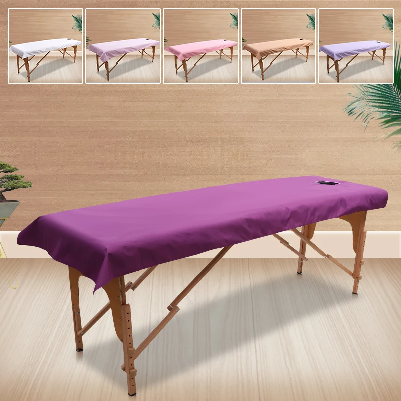 

Massage Table Sheets 80cmx190cm Waterproof Oil Beauty Body Massage Thickening with Venting Holes