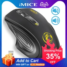 USB Wireless Mouse 2000DPI Adjustable USB 2 0 Receiver Optical Computer Mouse 2 4GHz Ergonomic Mice