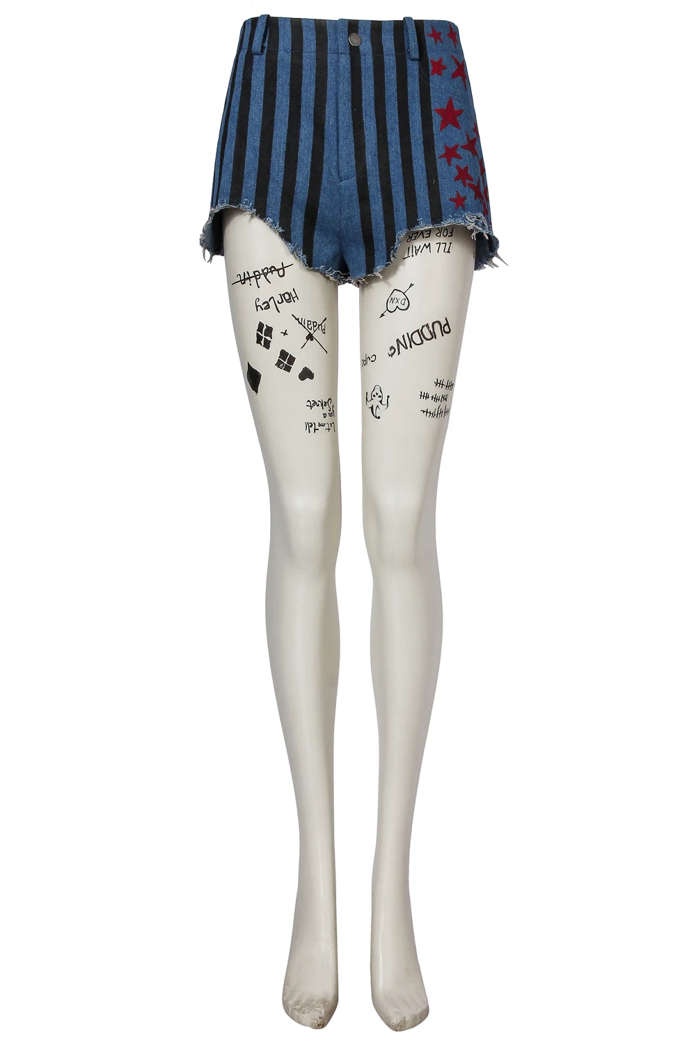 CostumeBuy Бэтмен хищные птицы и Фантазийная эмансипация одного Harleen Quinzel Quinn Bad Girl аксессуары к костюму для Косплей - Цвет: pants