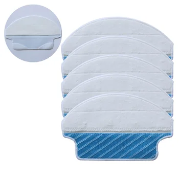 

5 robot vacuum cleaner parts clean cleaning mop duster for Ecovacs Deebot DT85 / DT83 / DM81 / DM85 / DM86 cleaning cloth