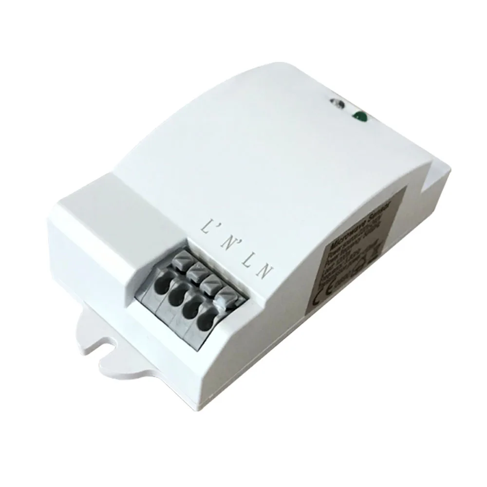 

800W Microwave Smart Swtich Motion Body Movement Infrared IR Sensor Light Control DIY Dial Code 360 Degree Wall Swtich 220-240V