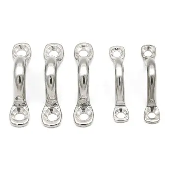 

10PCS M5 304 Stainless Steel Pad Eye Strap for Boat Door Handle Pull Door Knob B36B