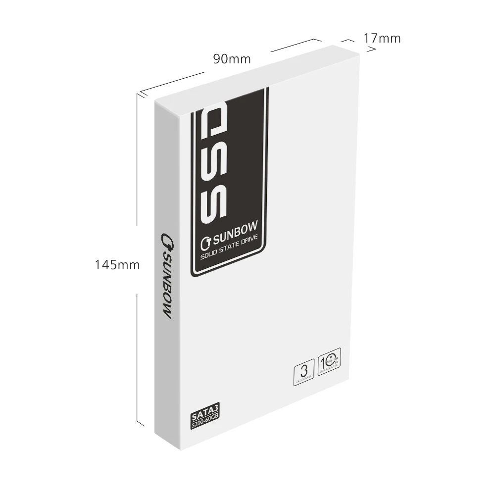 TCSUNBOW SSD 2 5 ''SATA3 120 ГБ 240 480 1 ТБ SATA интерфейс III Внутренний твердотельный