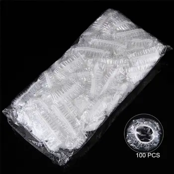 

100pcs Transparent Disposable Ear Protector Covers Shower Caps Earmuffs Ear Shield Soft Protector Cover for Salon Dye Hair
