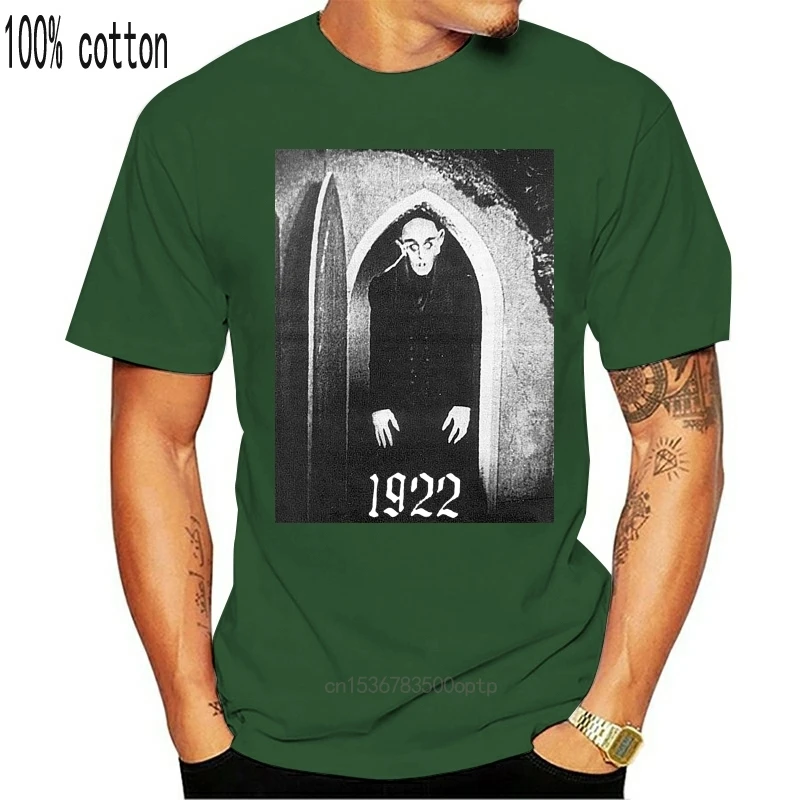 Мужские черные футболки Nosferatu Goth одежда | Женская