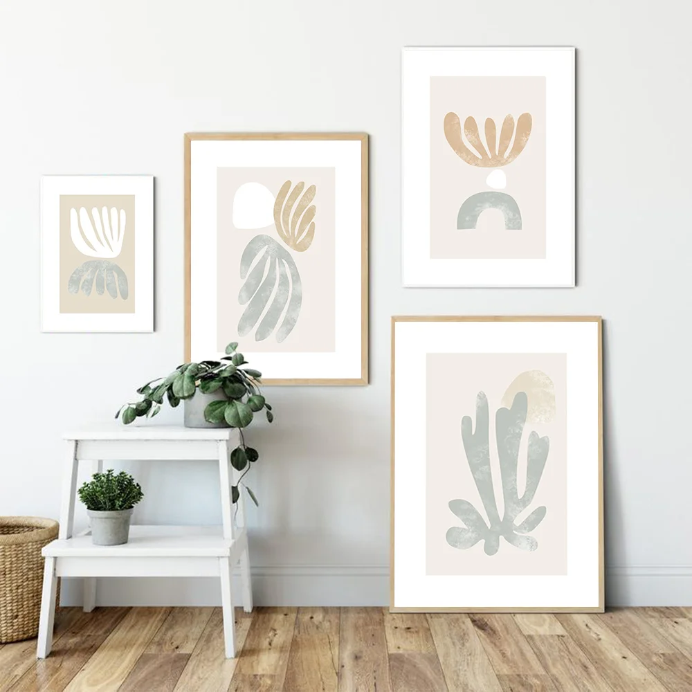 

Henri Matisse Canvas Posters Minimalist Abstract Flower Plant Painting Wall Art Print Pictures for Gallery Living Room Decor