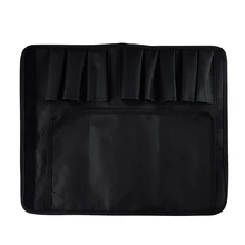 Дамасская сумка для кухонных ножей, 8 шт., переносная прочная сумка для хранения, 8 карманов, черный холщовый чехол для переноски, держатель для ножей, рулонная сумка