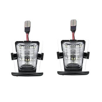 

for 07-18 Jeep Wrangler JK JKU SMD LED Rear Bumper License Plate Light Tag Lamp