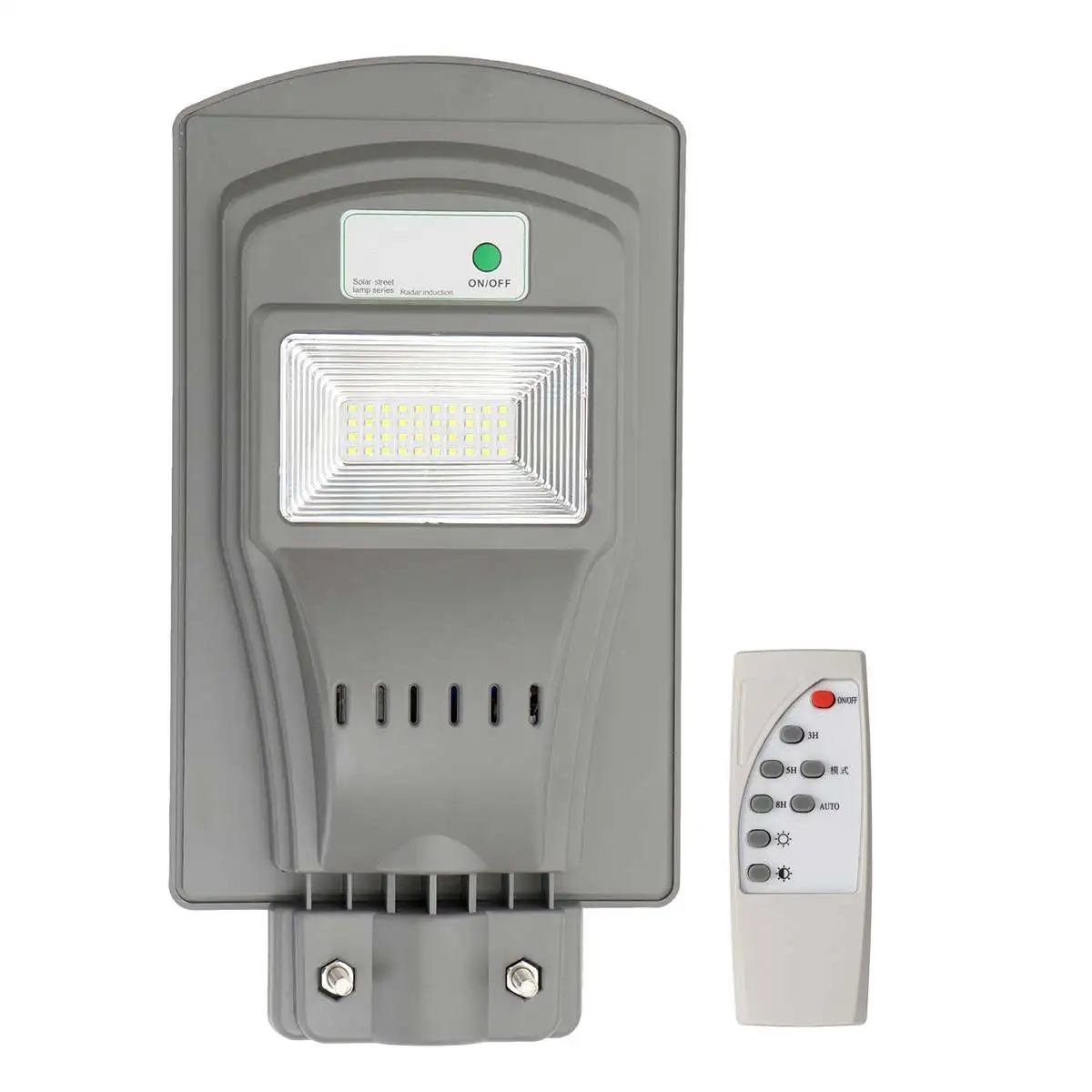 

20W LED Solar Street Light Outdoor Garden Wall Light Sensor Lamp+ Remote Waterproof Security Lamp for Garden Yard
