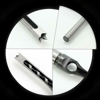 

Handle Chisel Drill Set High Speed Steel Woodworking Tools Strong Hardness 6.4/8/9.5/12.7mm WWO66