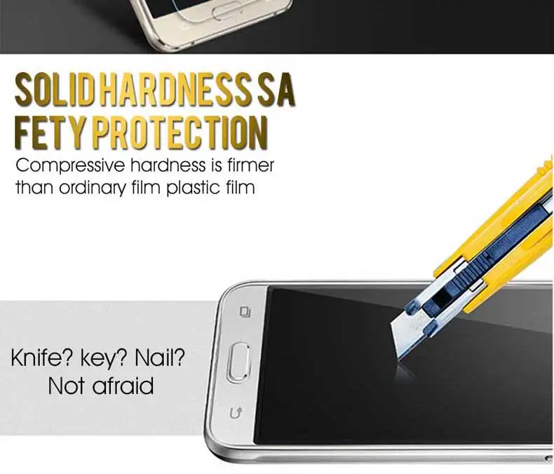 С уровнем твердости 9H защита Стекло на samsung Galaxy A3 A5 A7 J3 J5 J7 S7 телефон Экран протектор чехол с пленкой из закаленного стекла