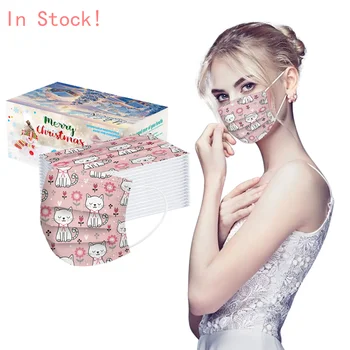 

Adult Mask Disposable Face Mask Hygiene Dustproof Breathable Mascarillas 3ply Ear Loop Protective Mask Cover Health Care