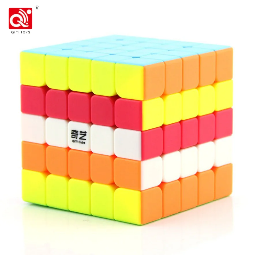 Droxma QiYi Qi Zheng S 5x5 волшебный куб головоломка скоростной куб игрушки волшебный куб без наклеек 5x5x5 головоломка