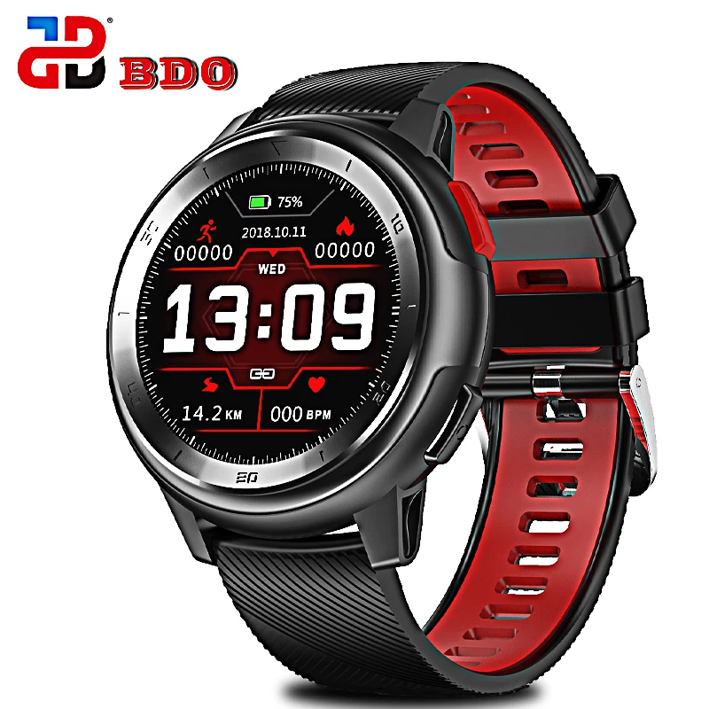 BDO DT68 Smartwatch Armband Männer Frauen Fitness Tracker Gesundheit Herz Rate Monitor IP68 Wasserdichte Touch Smart Handgelenk Uhr