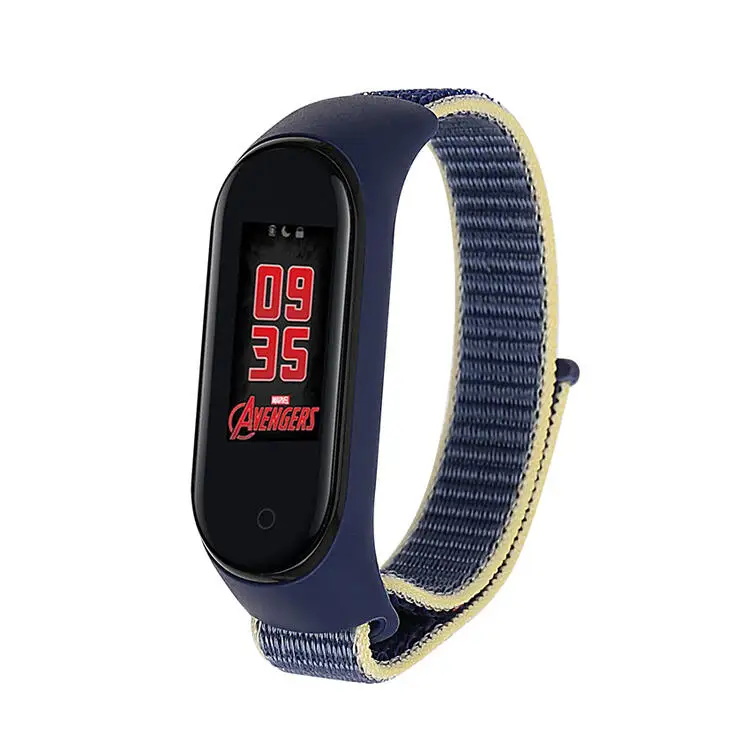 Nylon Strap Wristband for Xiaomi Mi Band 5 4 3 Wrist Bracelets Sport loop watch Belt Smart Watch Band Replacement Accessories 