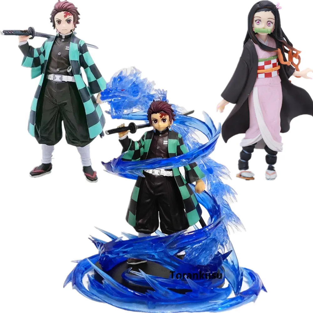 Демон убийца Tanjirou Nezuko ПВХ Фигурки Модель игрушки демон Аниме Фигурка Kimetsu без Yaiba