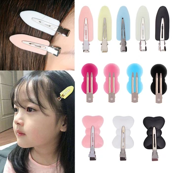 

2/3/4Pcs No Bend Seamless Hair Clips Side Bangs Fix Fringe Barrette Makeup Washing Face Women Girls Styling Hairpins