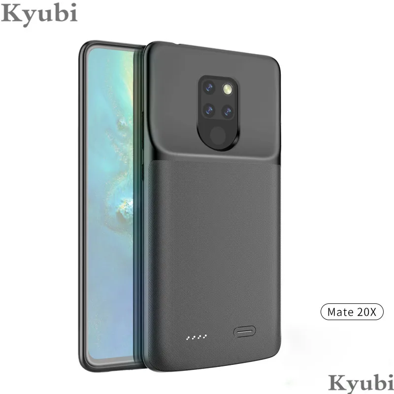 

For Huawei Mate 20X Battery Charger Case 6000mah External Portable Wireless Charging Cover For Huawei Mate 20X Luxury 2 in 1