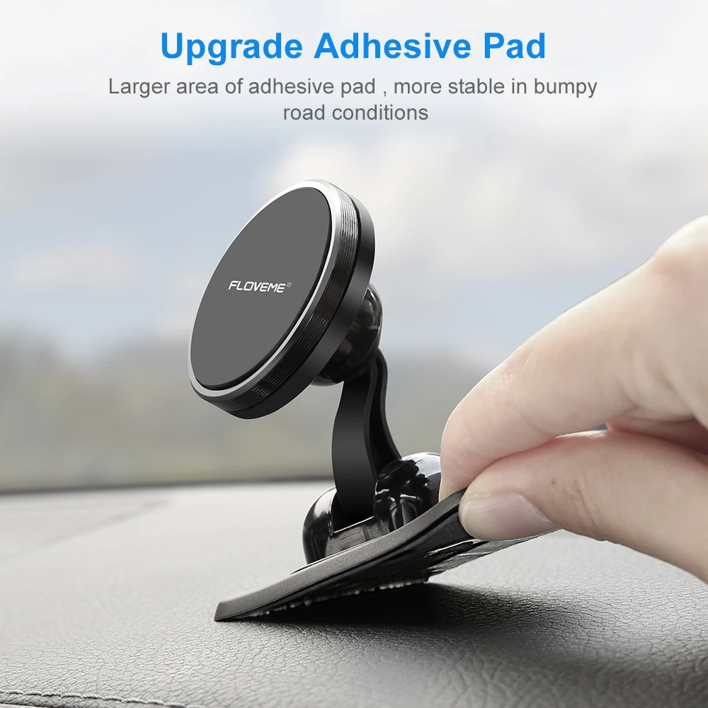 FLOVEME Universal Magnetische Auto Telefon Halter Stehen in Auto Für iPhone 11 7 8 XR Magnet Auto C
