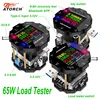 Color APP battery tester electronic load 18650 capacity monitor indicator discharge charge usb meter DC 12v power supply checker 2
