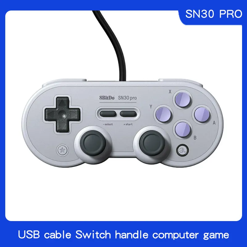 Улучшенный Эргономичный дизайн USB проводной 8bitdo проводной SN30 Pro USB геймпад для nintendo переключатель окна Raspberry Pi SN издание