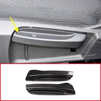 

Car Accessories 2pcs Carbon Fiber ABS Chrome Seat Adjustment Button Cover Trim For BMW 2 Series F45 F46 218i 2015-2017