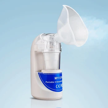 

Quiet Home Nebulizer Health Care Mini Handheld Portable Atomizer Ultrasonic Nebulizer for Children Adult Asthma Inhaler