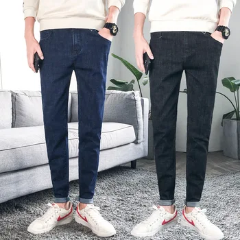 

2019 Street Trend Elastic Force Slim Fit Feet Cowboy Trousers