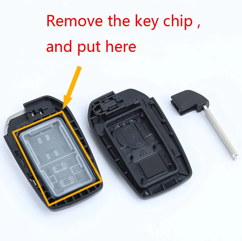 OEM Car Key Case Key Shell Holder Upgrade for Toyota Land Cruiser 200 FJ200 2008 2010 2011 2012 2013 2015 car key case