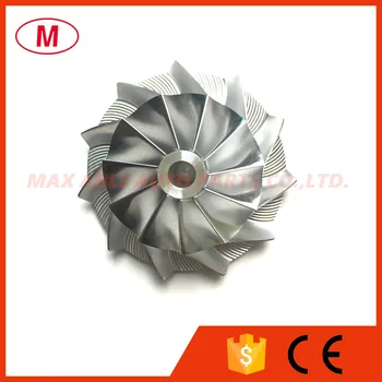 

T25 446335-0009 38.10/53.97mm 11+0 blades Turbo Billet compressor wheel/Aluminum 2618/Milling wheel for turbocharger Cartridge