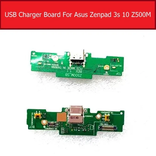 Подлинное зарядное устройство USB разъем платы для ASUS ZenPad 3S 10 Z500M Usb зарядная док-станция Разъем Аксессуары для планшета Запчасти