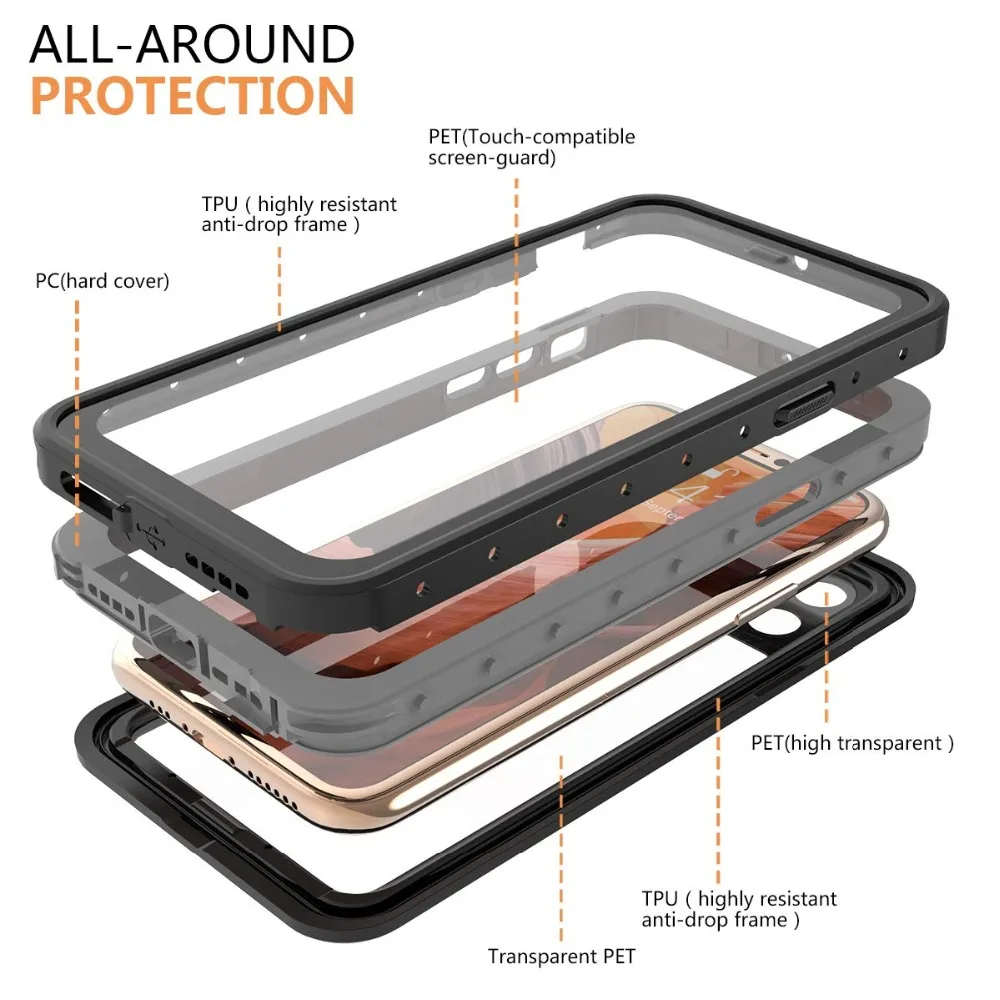 waterproof case for iphone 11 pro max (14)